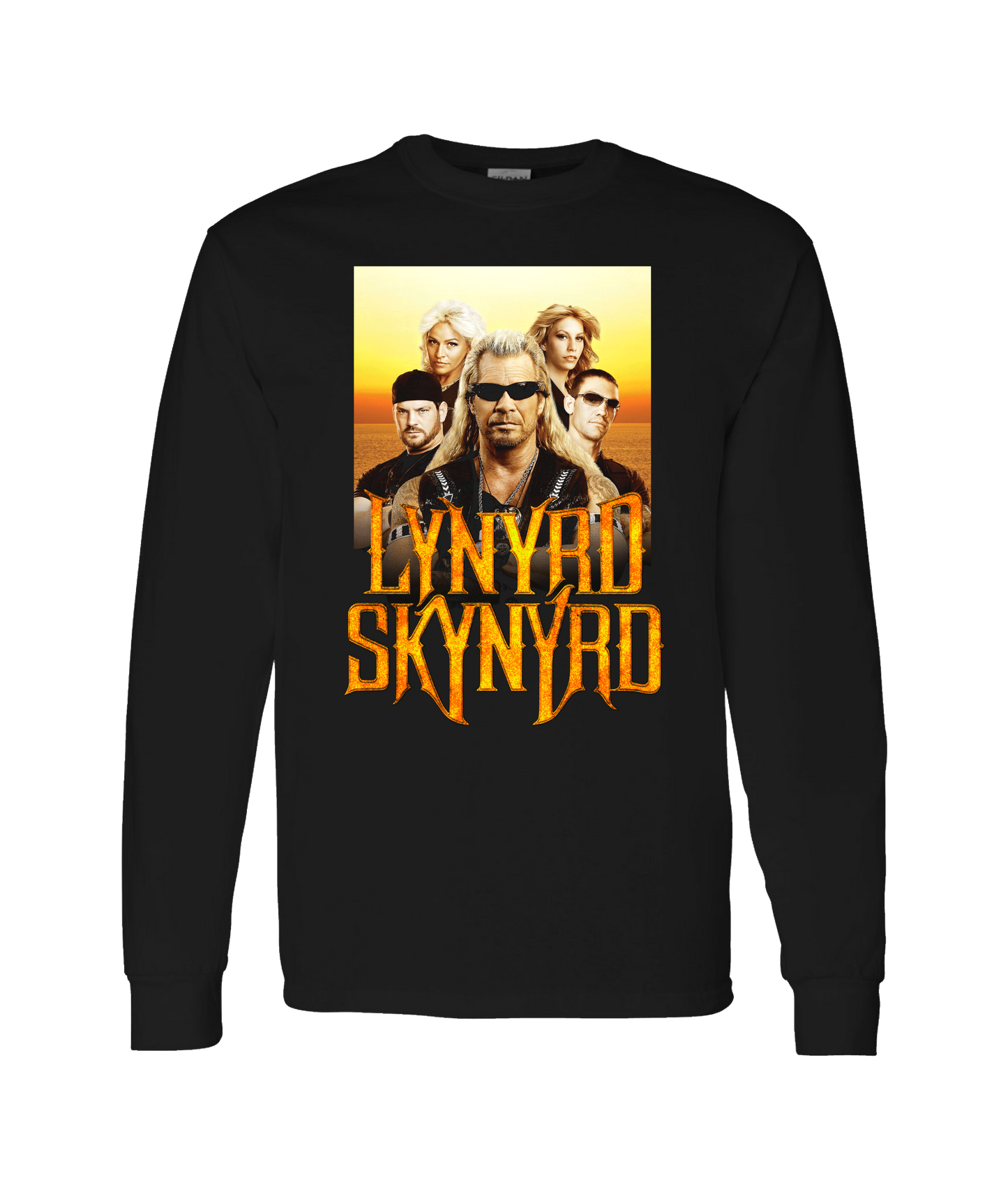 V-MOMOTOP - LYNARD-THE-BOUNTY-HUNTER - Black Long Sleeve T