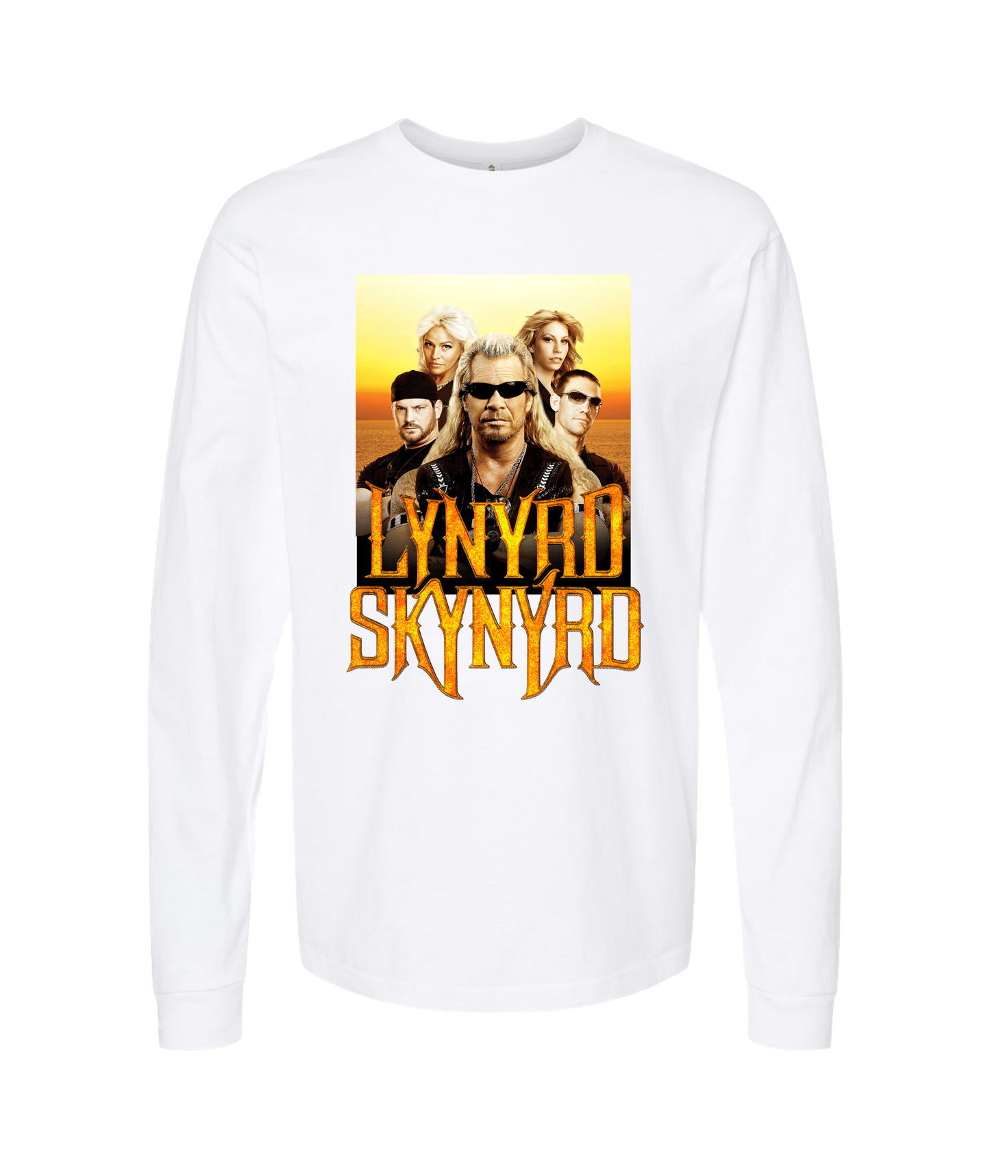 V-MOMOTOP - LYNARD-THE-BOUNTY-HUNTER - White Long Sleeve T