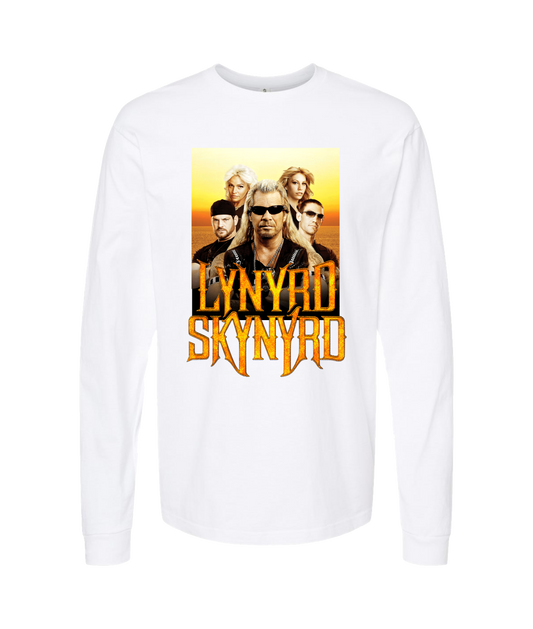 V-MOMOTOP - LYNARD-THE-BOUNTY-HUNTER - White Long Sleeve T