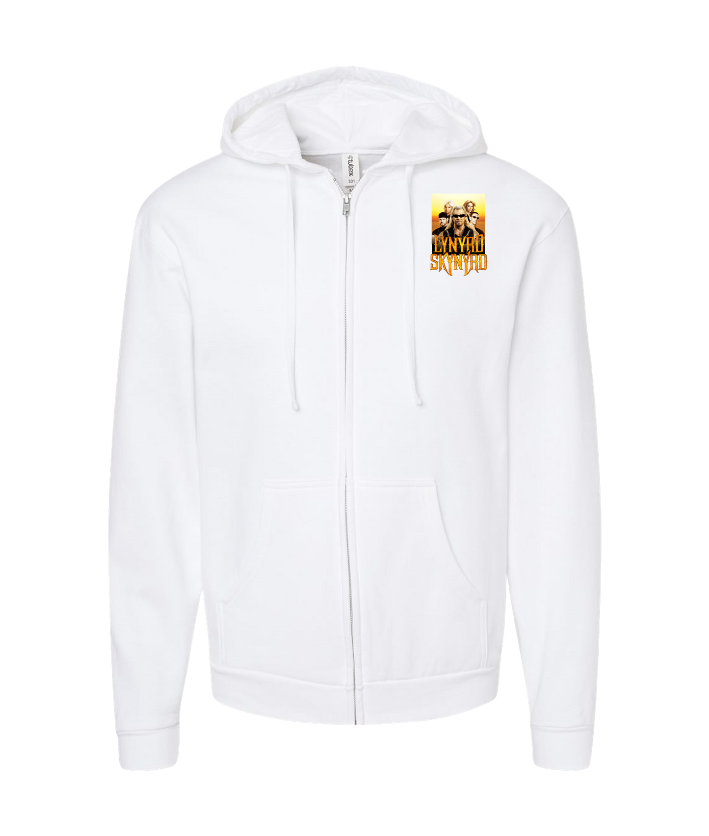 Modern Morons - LYNARD-THE-BOUNTY-HUNTER - White Zip Up Hoodie