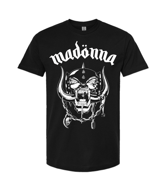 V-MOMOTOP - MADONAHEAD - Black T-Shirt