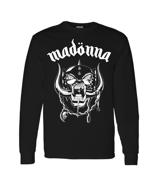 V-MOMOTOP - MADONAHEAD - Black Long Sleeve T