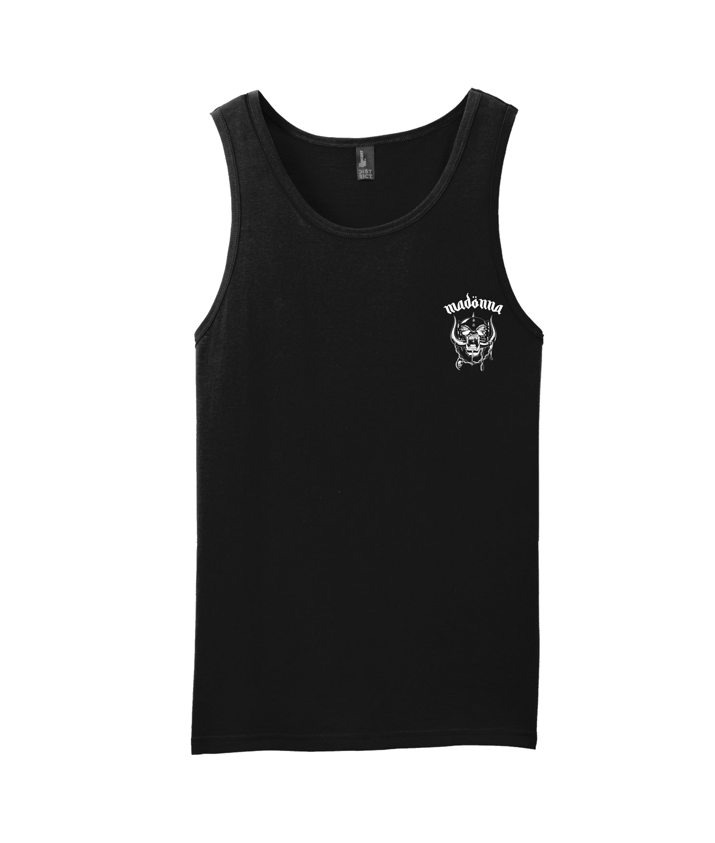 V-MOMOTOP - MADONAHEAD - Black Tank Top