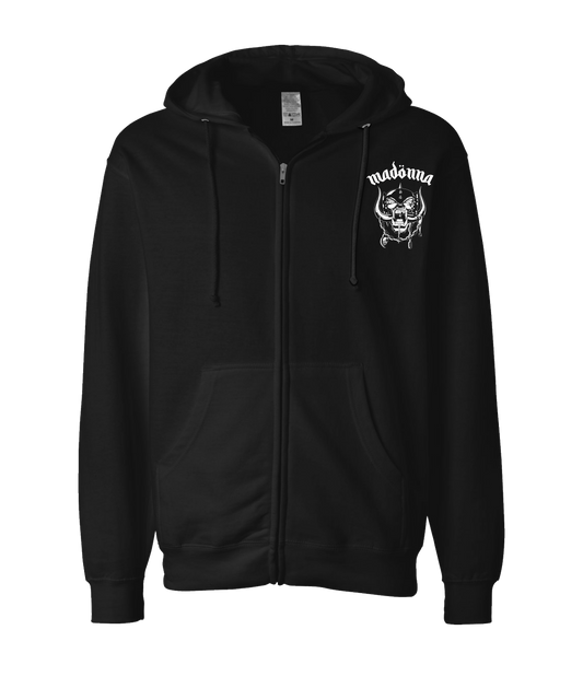 V-MOMOTOP - MADONAHEAD - Black Zip Up Hoodie