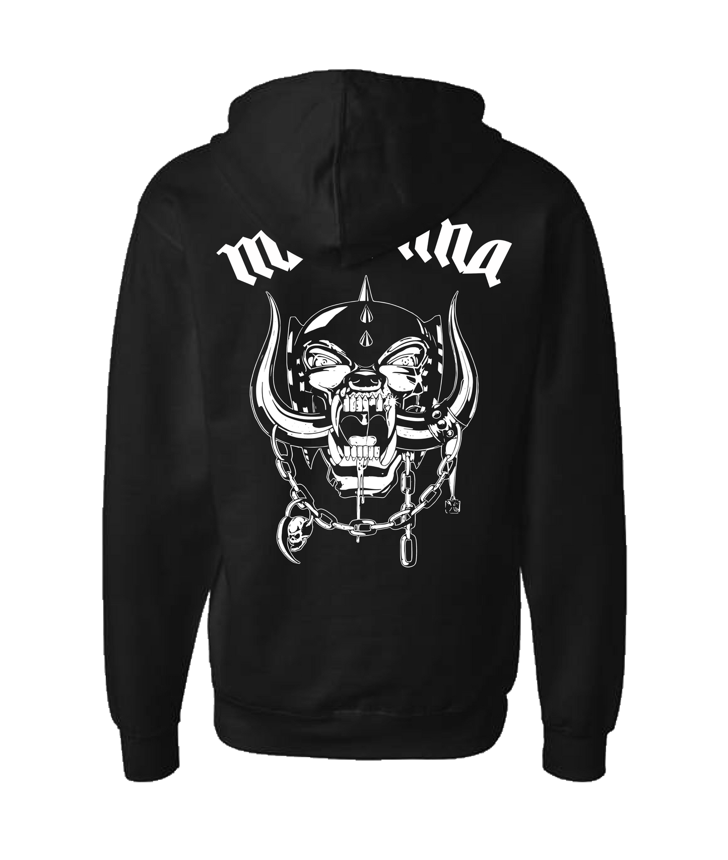 V-MOMOTOP - MADONAHEAD - Black Zip Up Hoodie