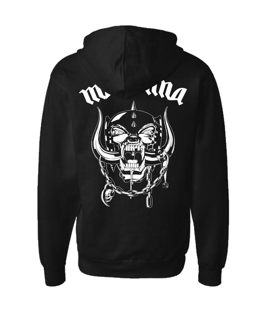 V-MOMOTOP - MADONAHEAD - Black Zip Up Hoodie