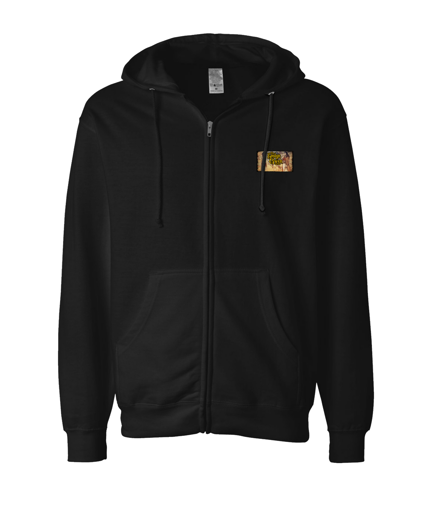 Wyrd Road - The Emlyn Gwen Series - Black Zip Up Hoodie