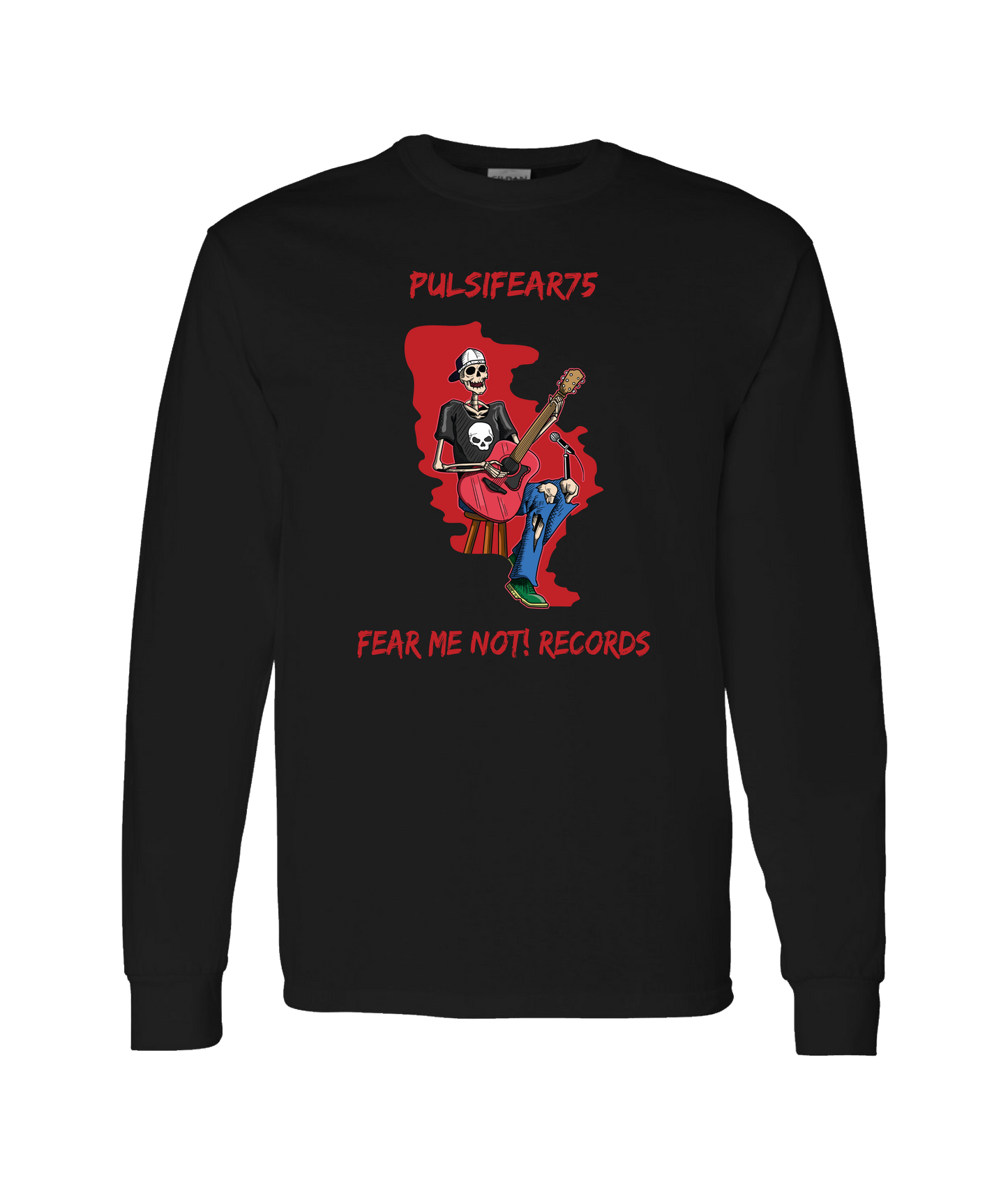 Mark Pulsipher Official - Fear Me Not! Records - Black Long Sleeve T