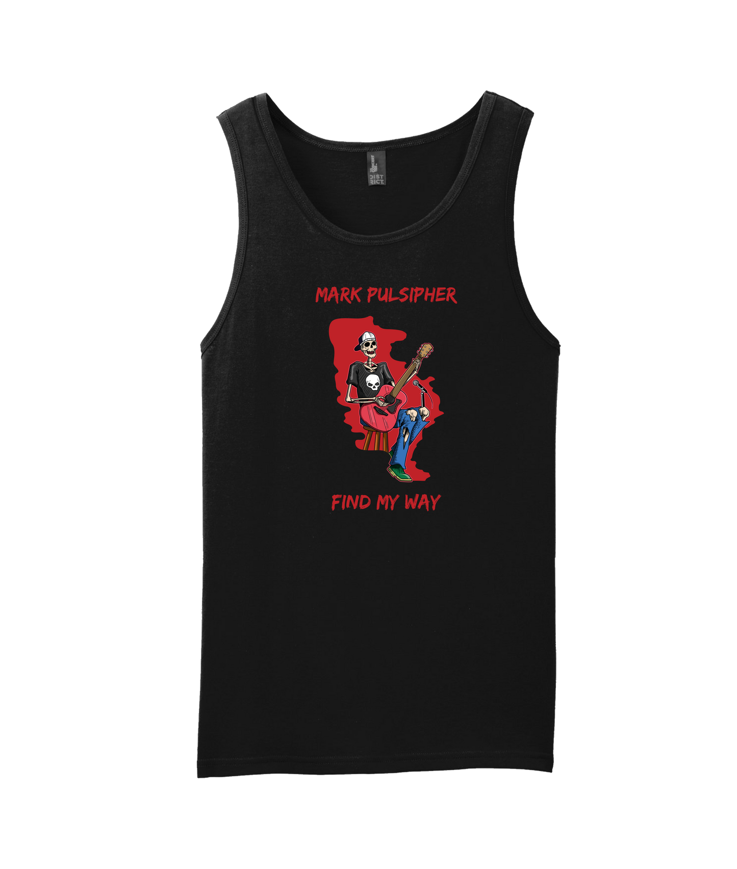 Mark Pulsipher Official - Find My Way - Black Tank Top