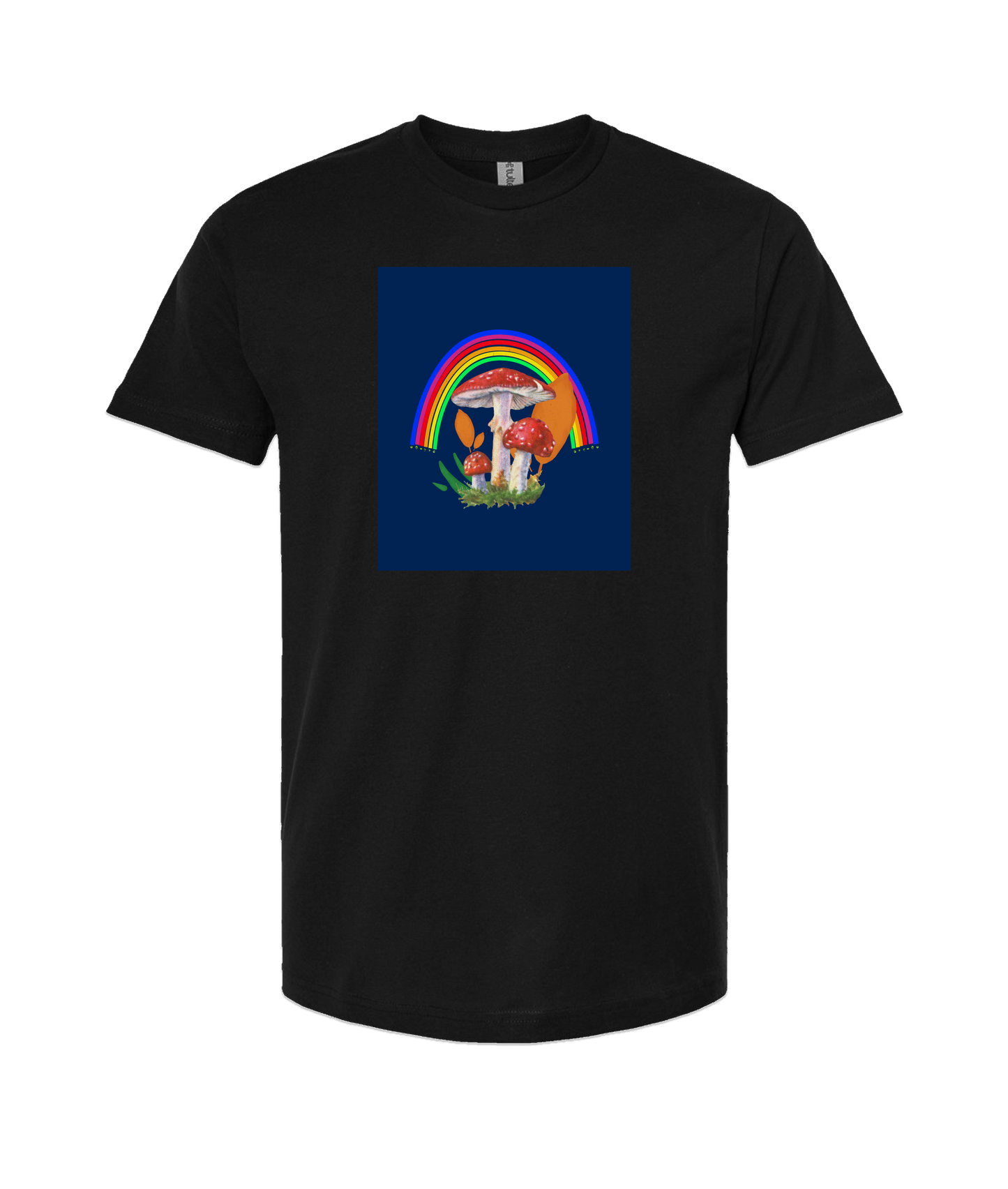 MycoPsycho - Rainbow Mycology - Black T Shirt