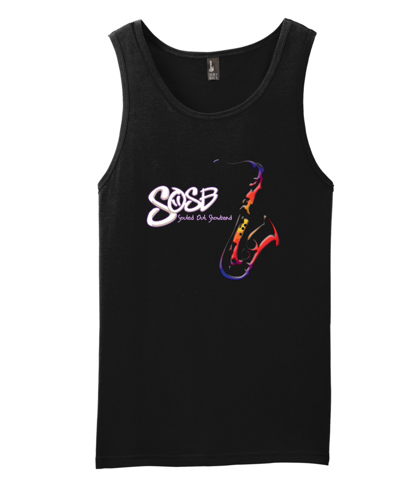 Souled Out Show Band - Logo - Black Tank Top