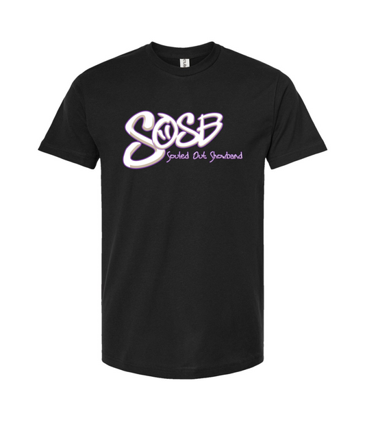 Souled Out Show Band - SOSB Lettering - Black T-Shirt