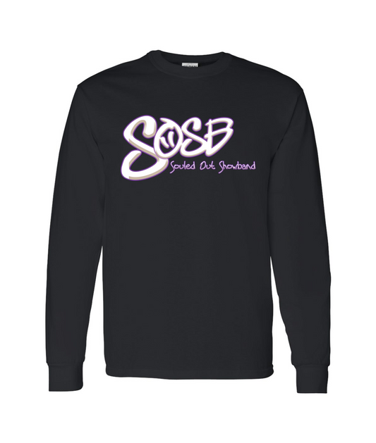 Souled Out Show Band - SOSB Lettering - Black Long Sleeve T