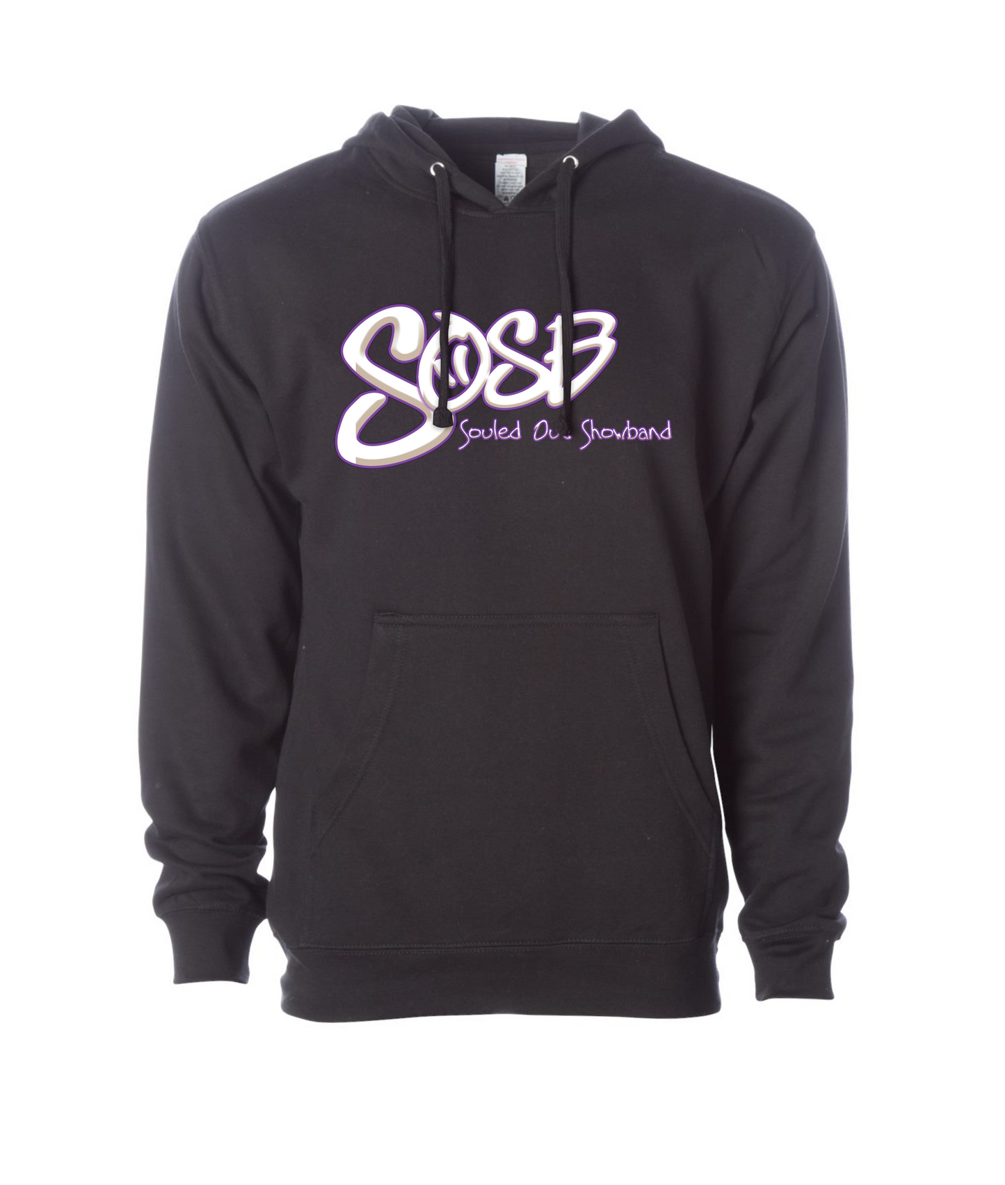 Souled Out Show Band - SOSB Lettering - Black Hoodie