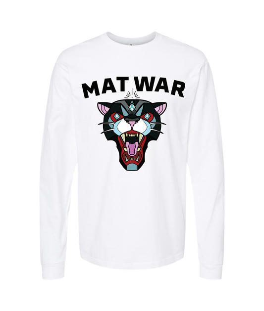 V-MWPWTOP - MAT CAT - White Long Sleeve T