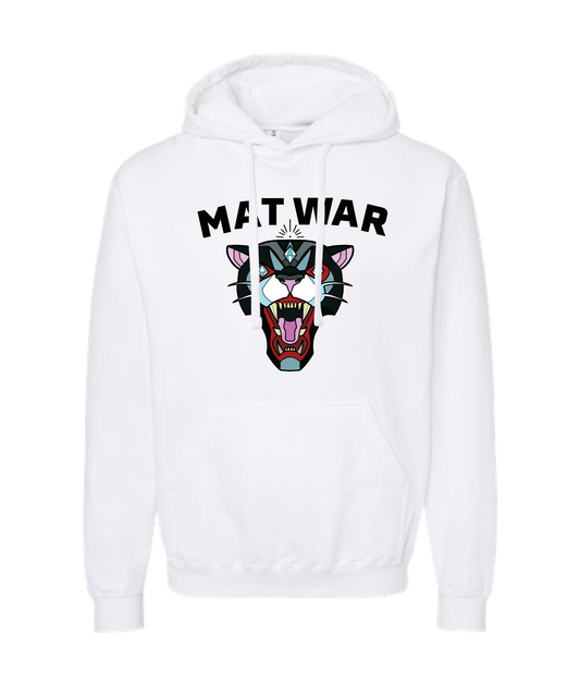 V-MWPWTOP - MAT CAT - White Hoodie