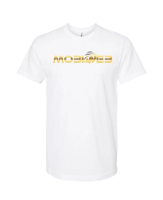 MobiWeb - MobiWeb Gold Logo - White T-Shirt