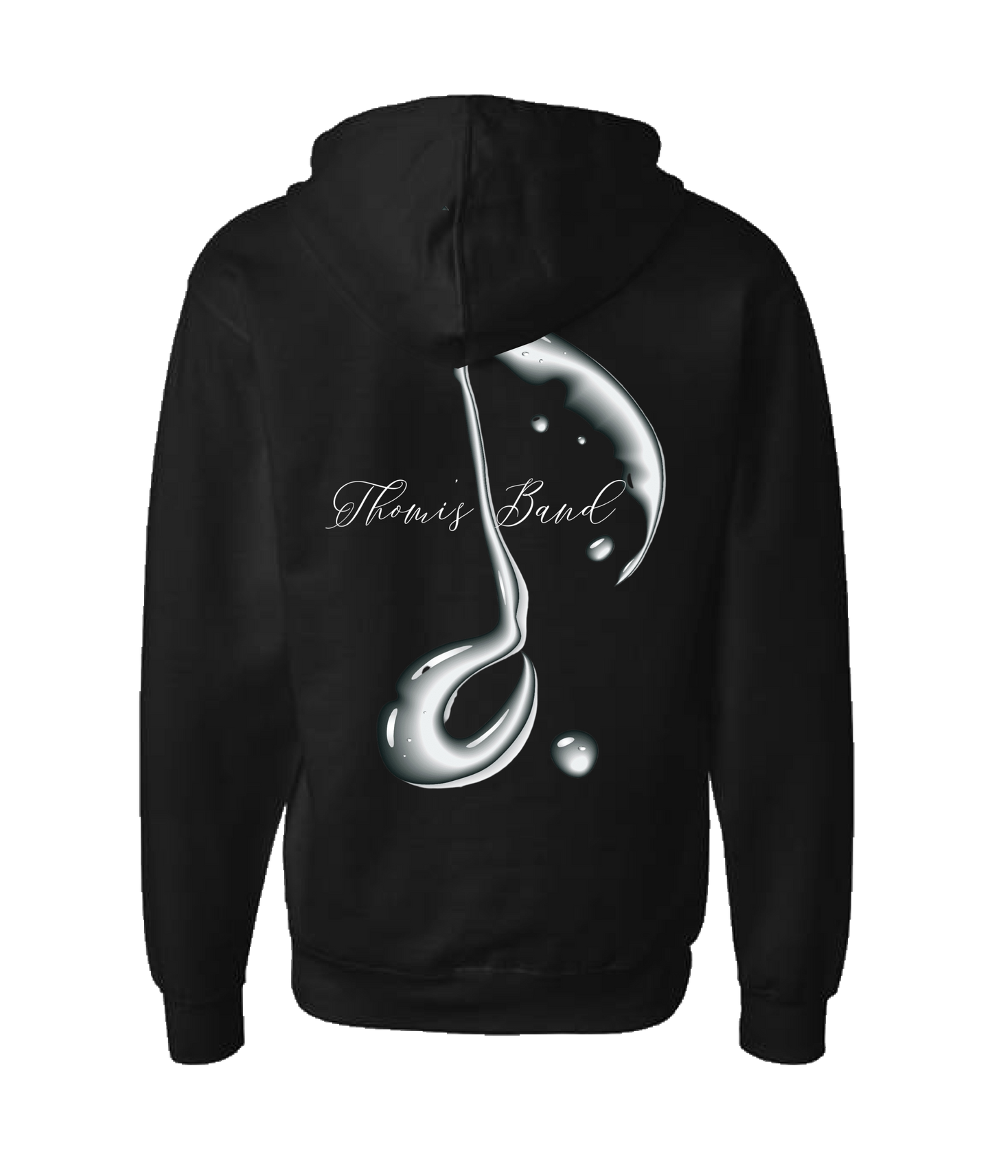 MobiWeb - Thomi’s Band - Black Zip Up Hoodie