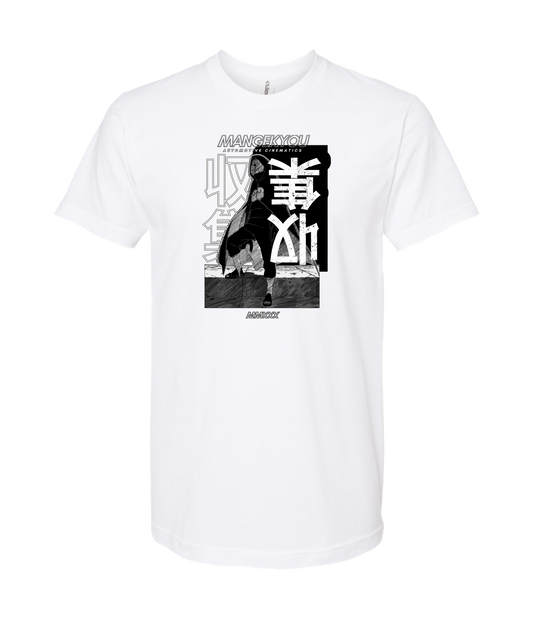 MANGEKYOU MEDIA - MMXXX - White T-Shirt