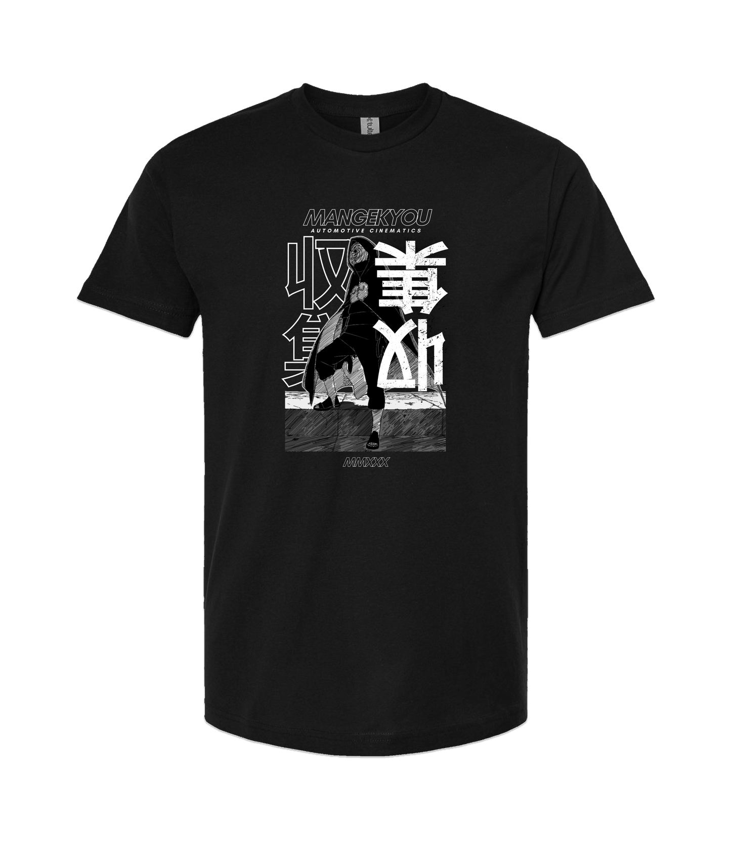 MANGEKYOU MEDIA - MMXXX - Black T Shirt