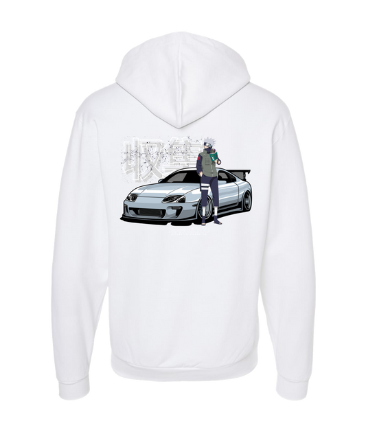 Wandering Souls - Car - White Zip Up Hoodie