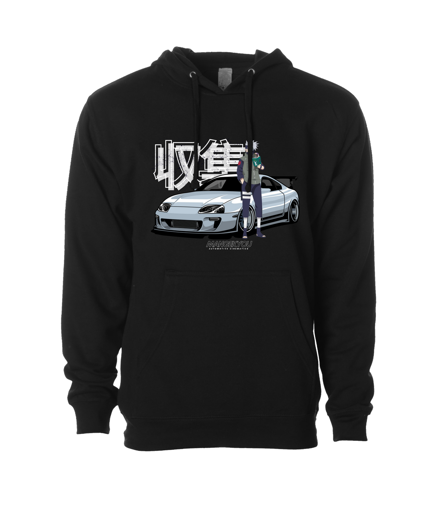 MANGEKYOU MEDIA - Car - Black Hoodie