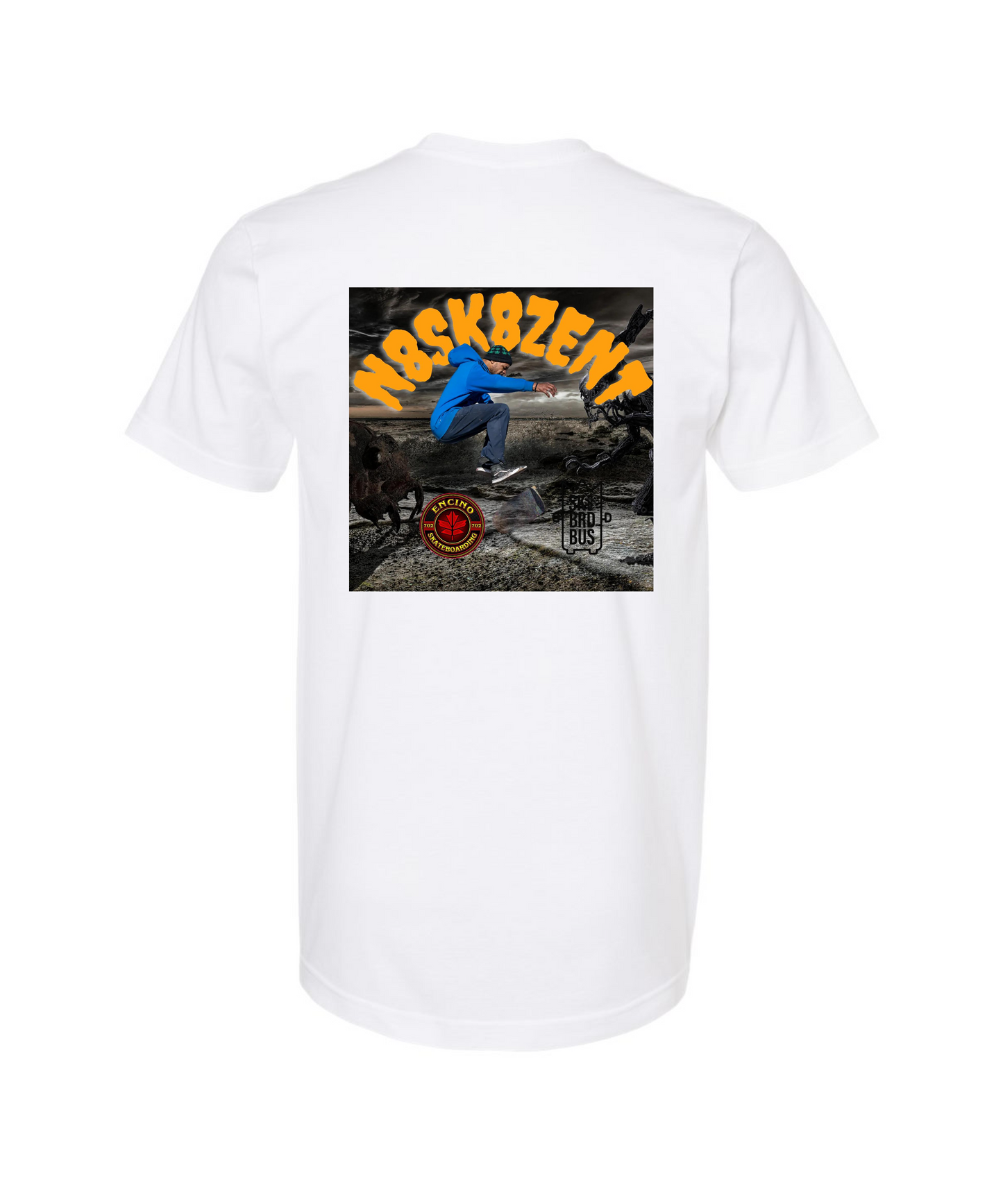 V-N8STOP - SUMMER - White T Shirt
