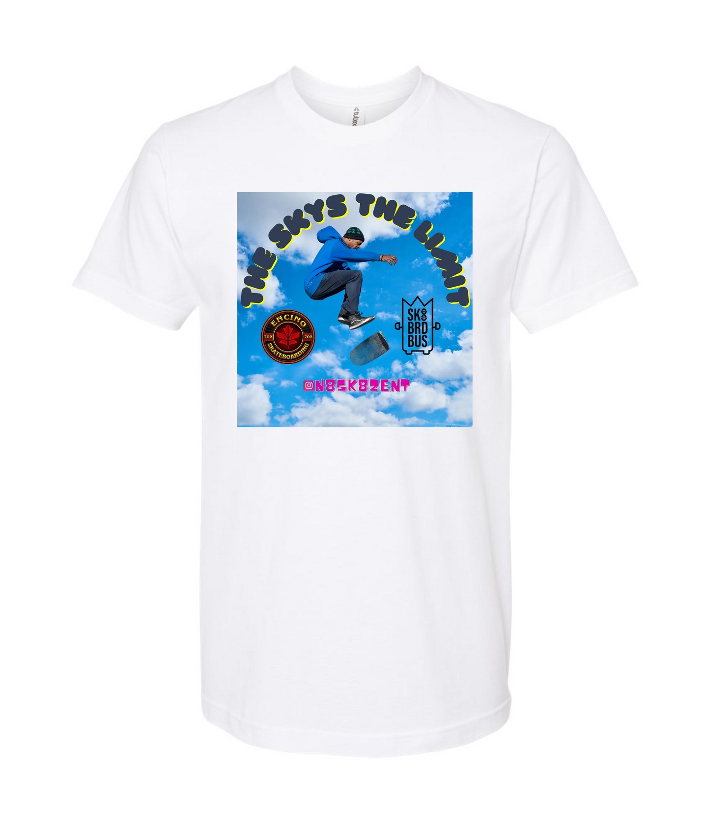 V-N8STOP - SUMMER - White T Shirt
