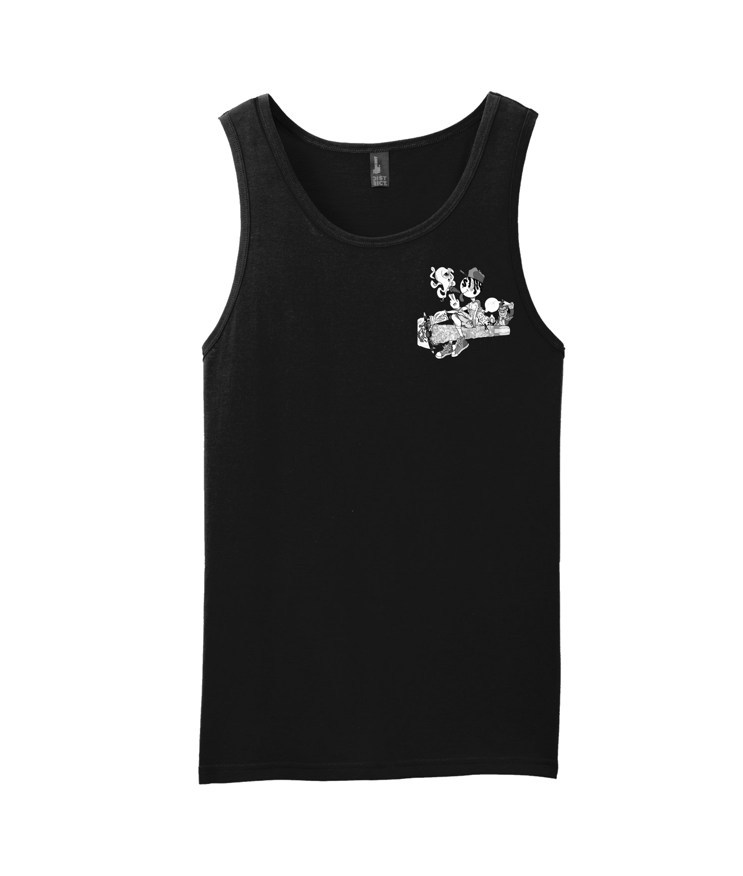 V-NABTOP - Smokers United - Black Tank Top