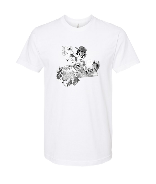 V-NABTOP - Smokers United - White T Shirt