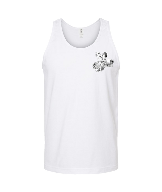 V-NABTOP - Smokers United - White Tank Top