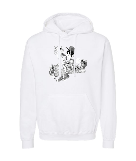V-NABTOP - Smokers United - White Hoodie