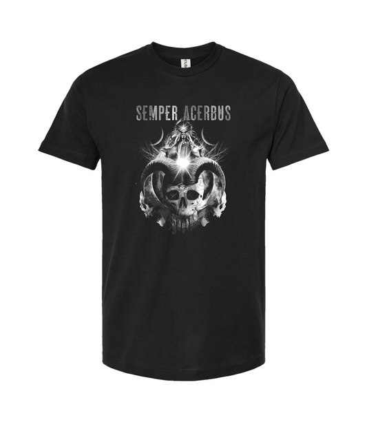 V-NATOP - Semper Acerbus - Black T-Shirt