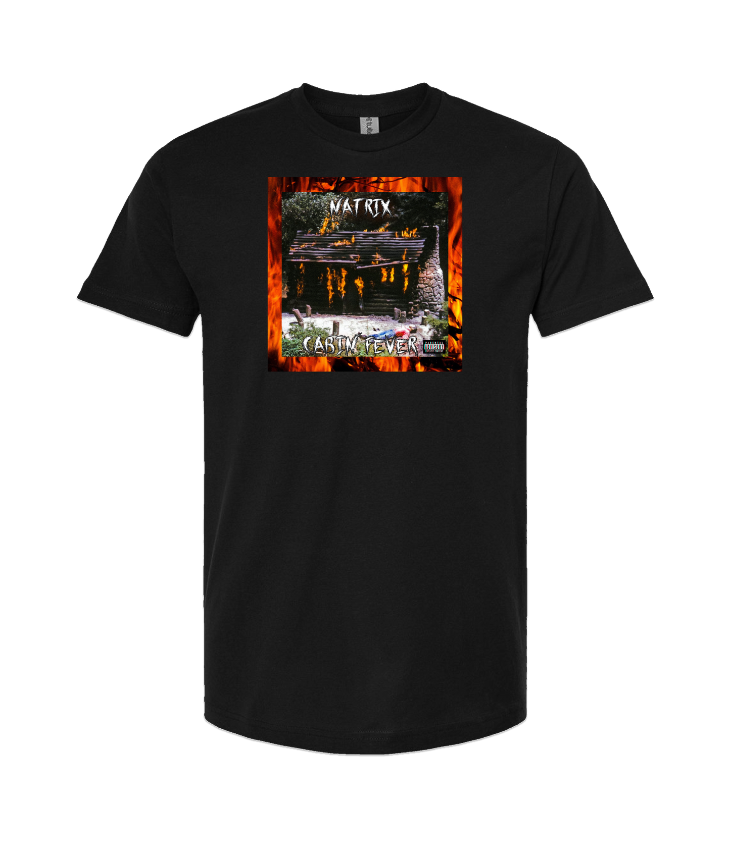 Natrix - Multicolor Graphic - Black T-Shirt