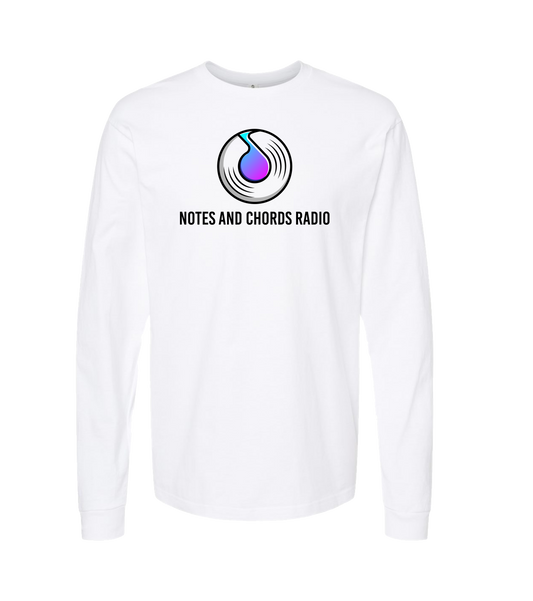 Notes and Chords Radio - Logo  - White Long Sleeve T