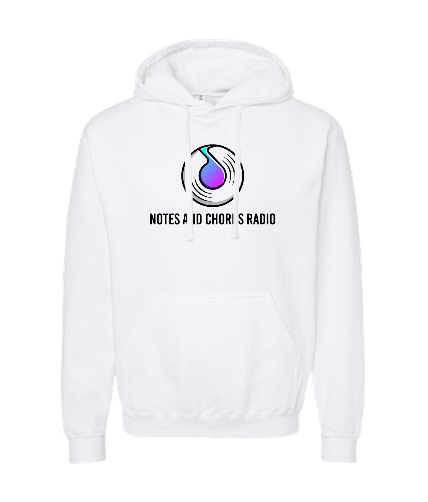 Notes and Chords Radio - Logo  - White Hoodie