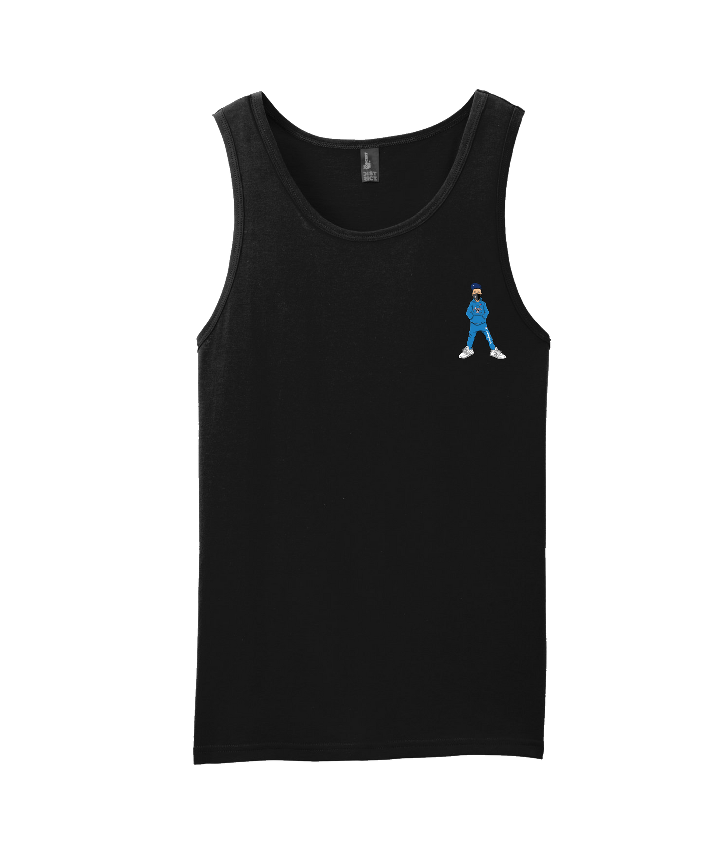 V-NECTOP - RIGUY - Black Tank Top