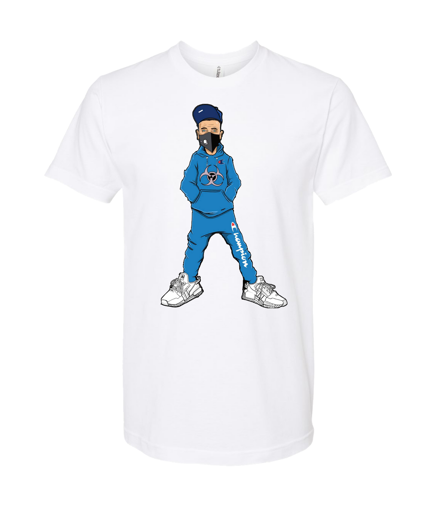V-NECTOP - RIGUY - White T Shirt