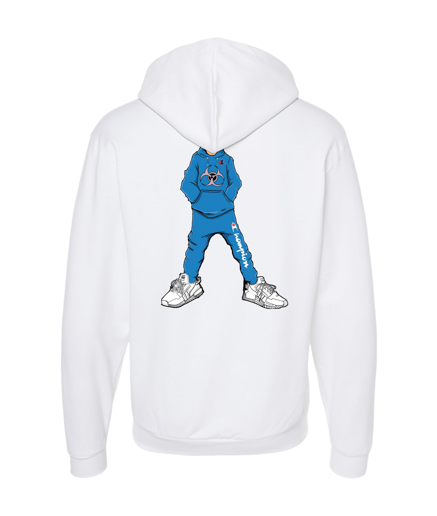 V-NECTOP - RIGUY - White Zip Up Hoodie