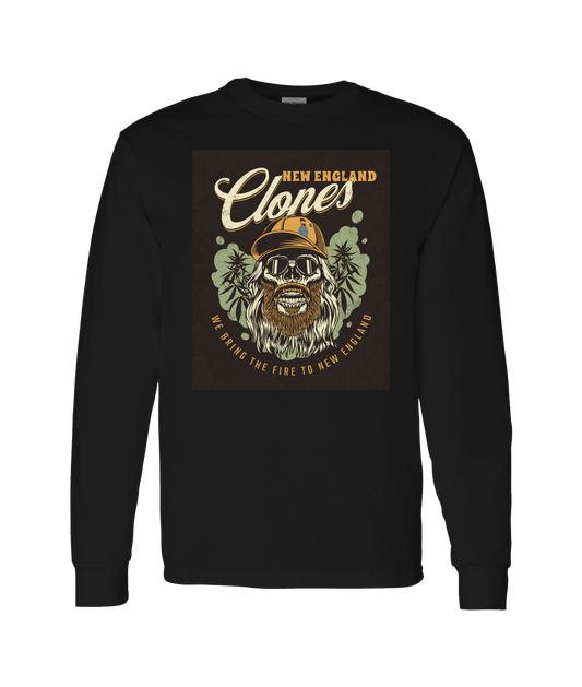 V-NECTOP - WE BRING THE FIRE - Black Long Sleeve T