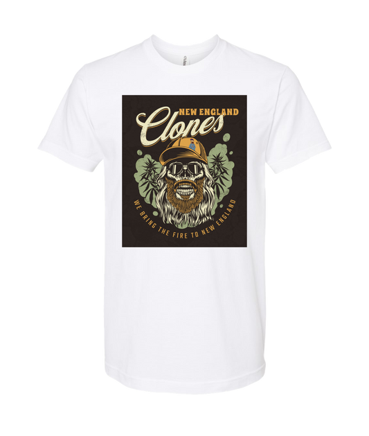 V-NECTOP - WE BRING THE FIRE - White T Shirt