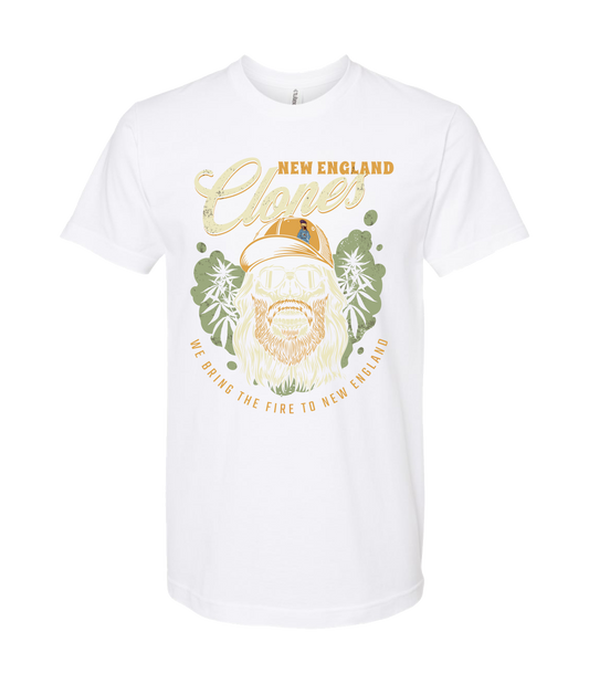 New England Clones - WE BRING THE FIRE - White T Shirt