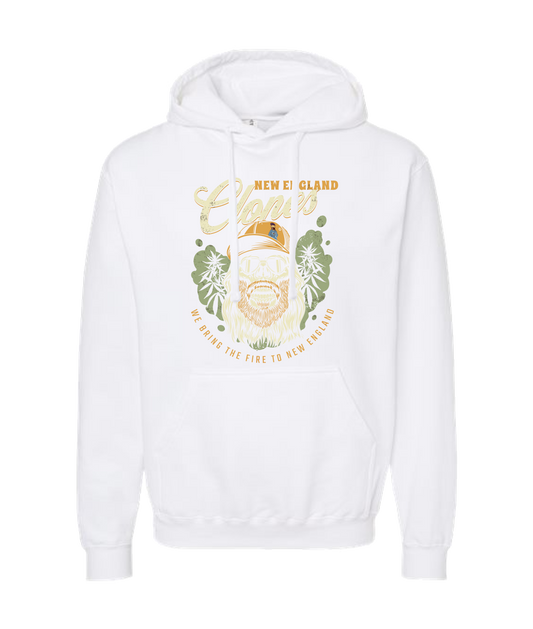 New England Clones - WE BRING THE FIRE - White Hoodie