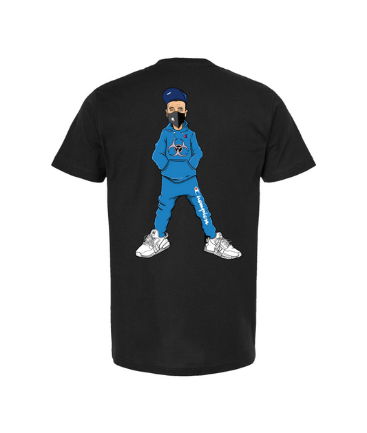 V-NECTOP - CLONES - Black T-Shirt