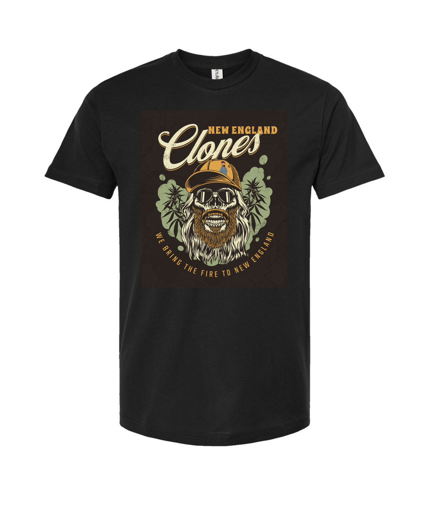 V-NECTOP - CLONES - Black T-Shirt