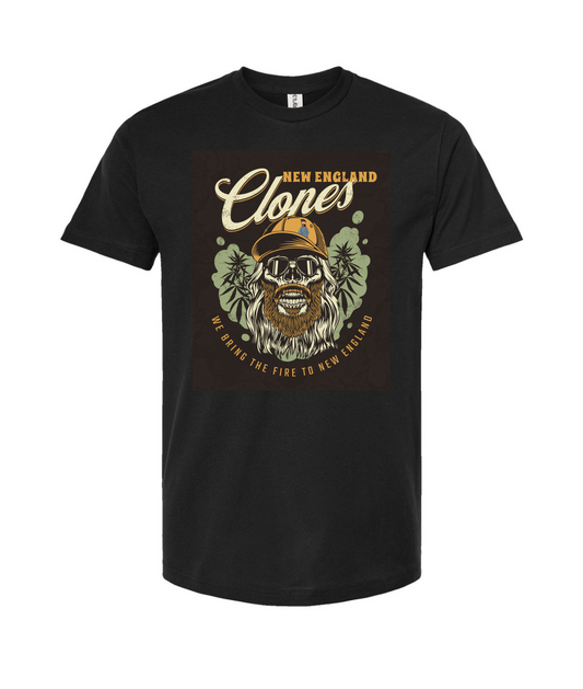 V-NECTOP - CLONES - Black T-Shirt