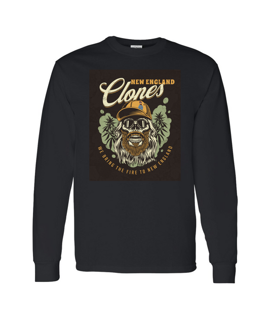 V-NECTOP - CLONES - Black Long Sleeve T