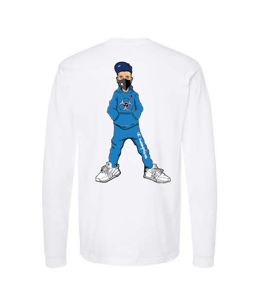V-NECTOP - CLONES - White Long Sleeve T