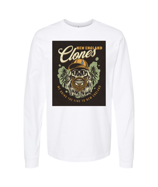 V-NECTOP - CLONES - White Long Sleeve T