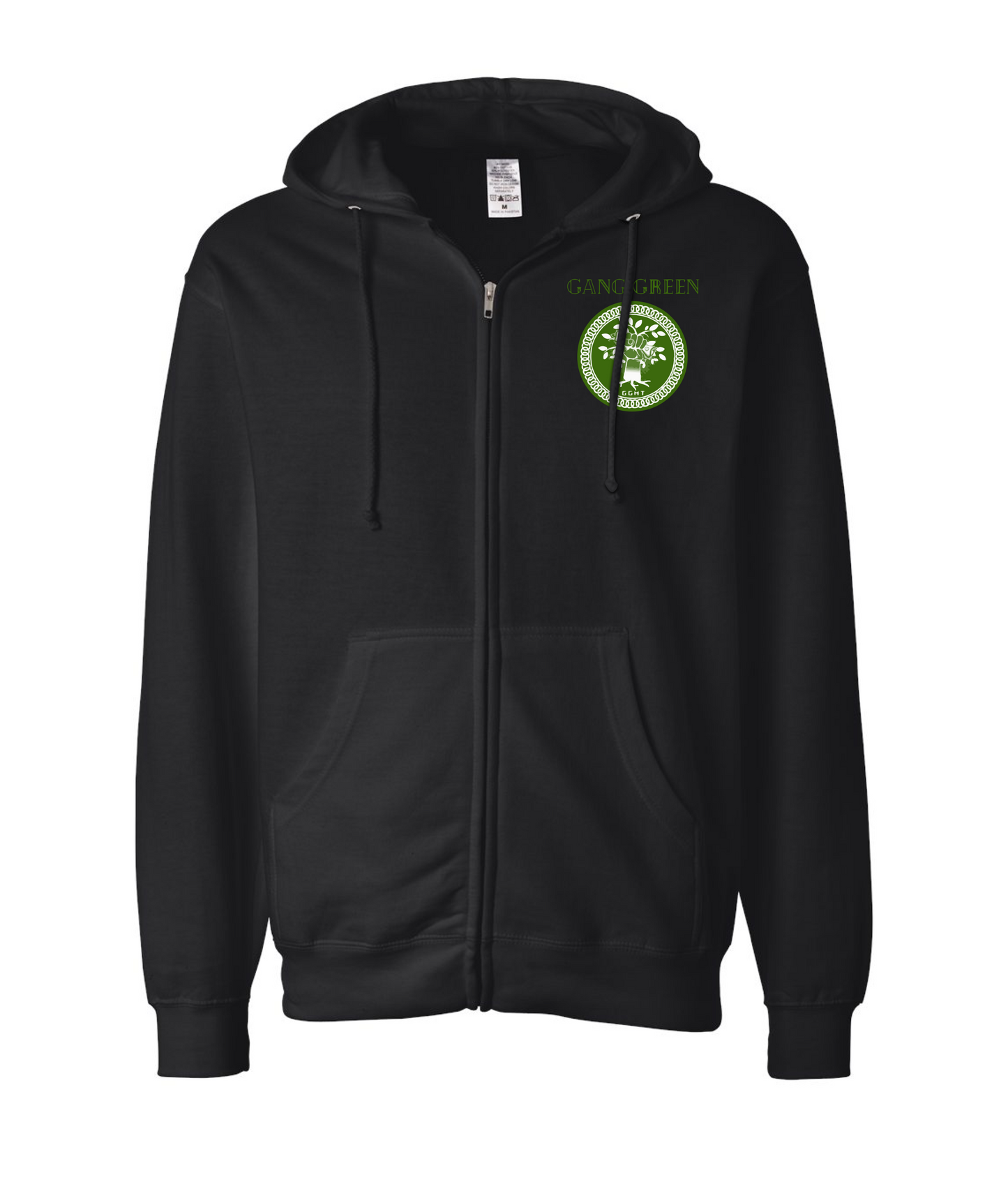 V-NFOTOP - GGMT - Black Zip Up Hoodie